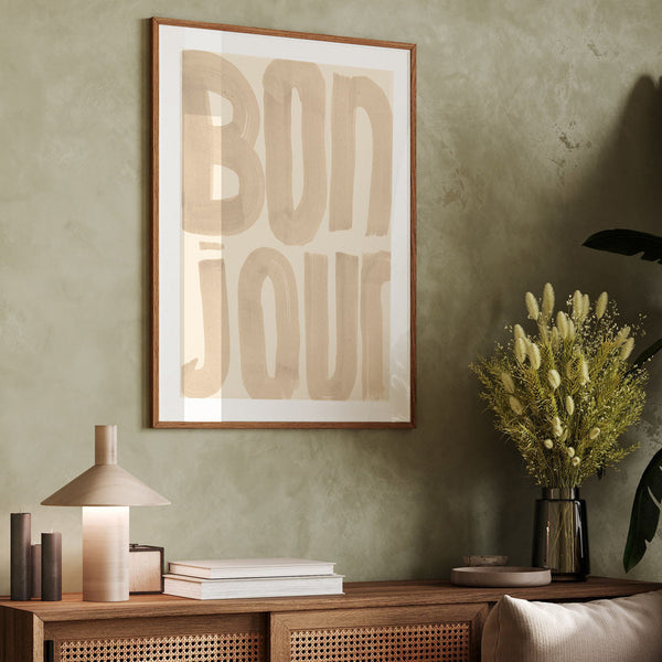 Bonjour Art Print