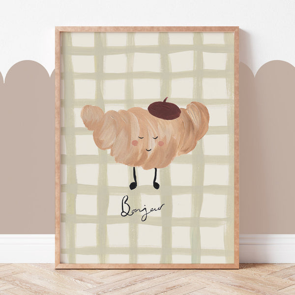 Croissant Art Print