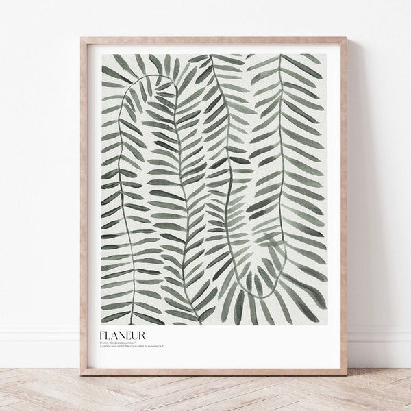Flaneur Art Print