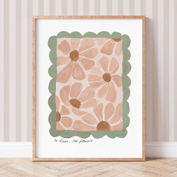 No Rain No Flowers Art Print