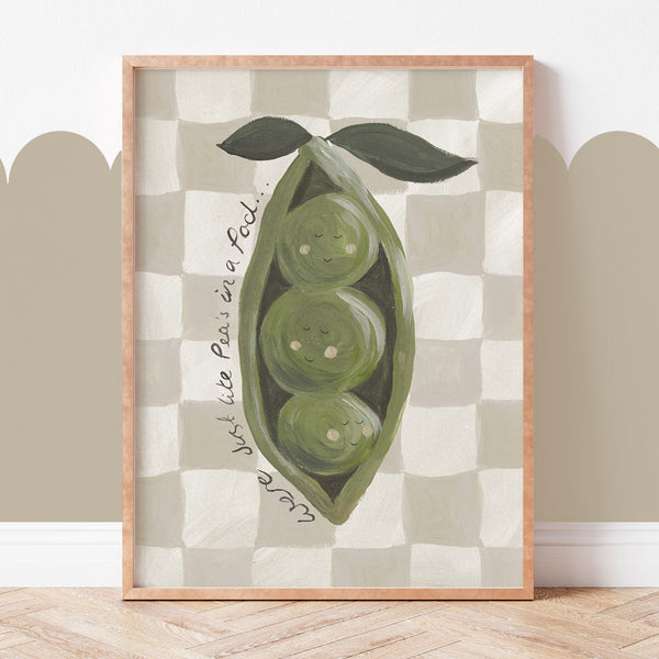 Peas in a Pod Art Print