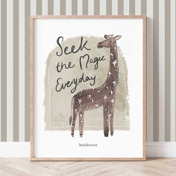 Seek the Magic Everyday Art Print
