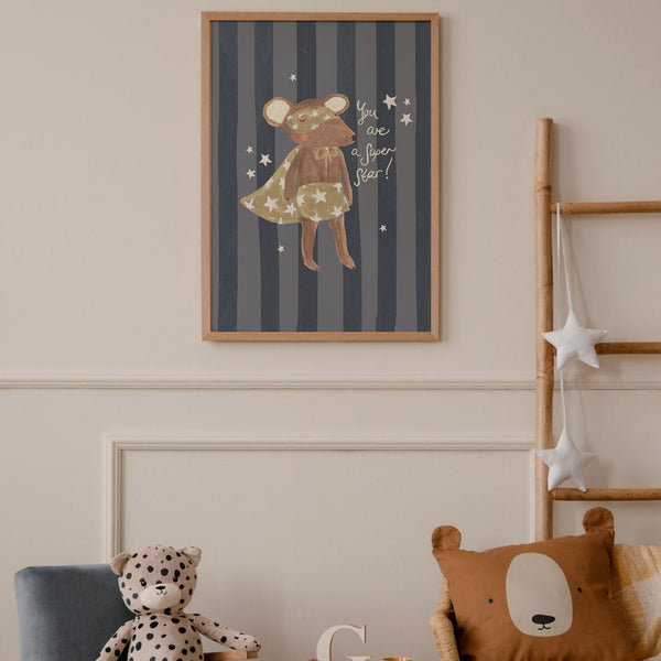 Superstar Mouse Art Print