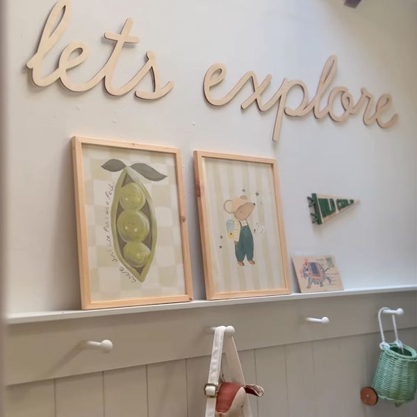 Peas in a Pod Art Print