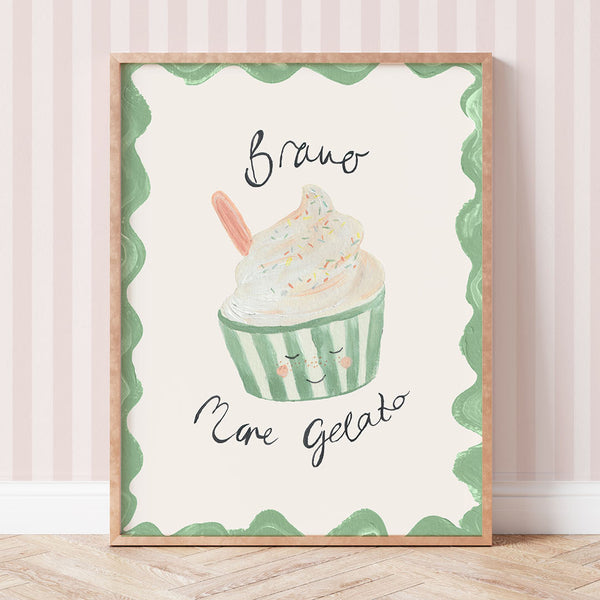 Bravo More Gelato Art Print