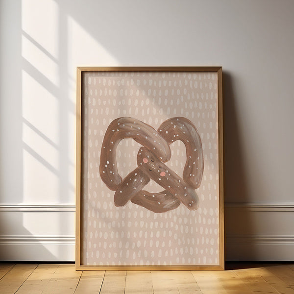 Can You Knot Pretzel Art Print