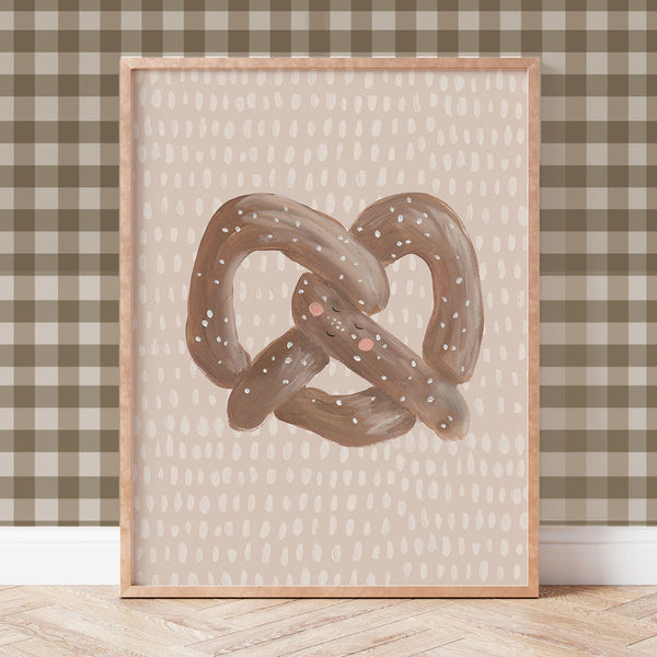 Can You Knot Pretzel Art Print