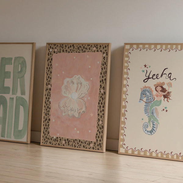 Mermaid Cowgirl-Art Print