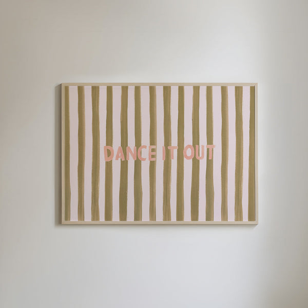 Dance It Out - Word Art Print