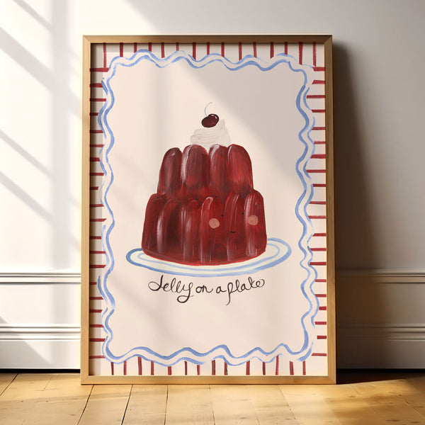 Jelly on a Plate Art Print