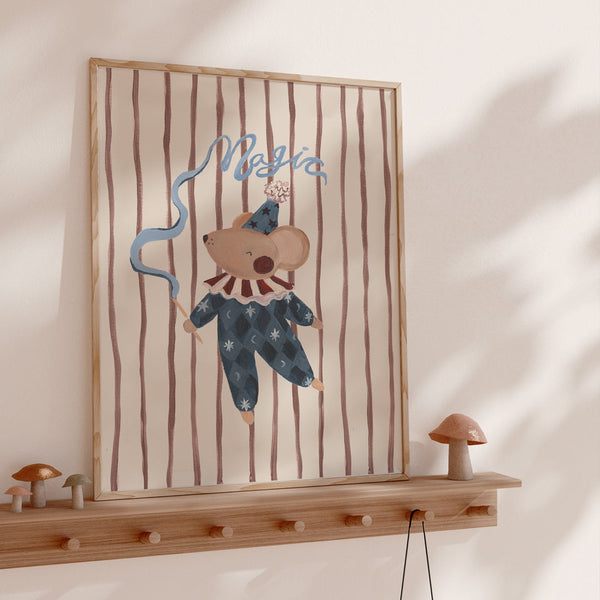 Magic Jester Mouse-Art Print