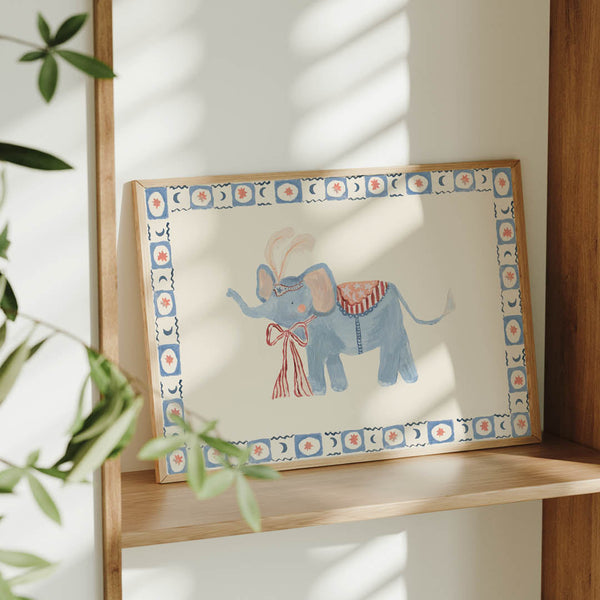 Nellie the Elephant Art Print