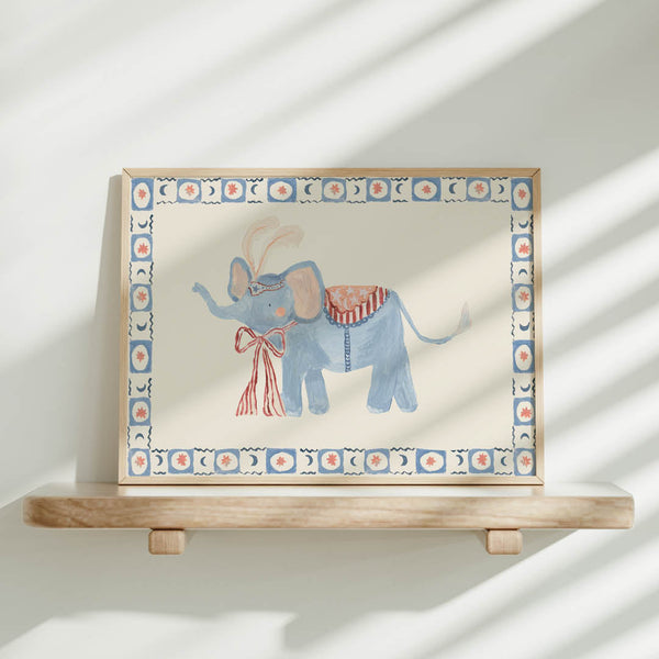 Nellie the Elephant Art Print
