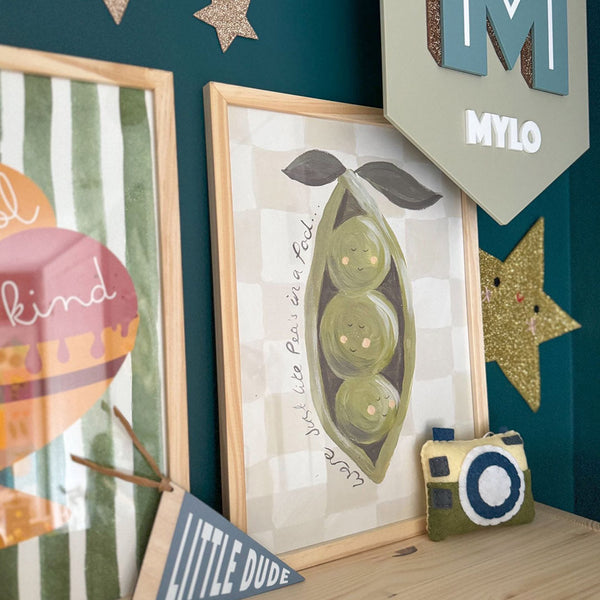 Peas in a Pod Art Print