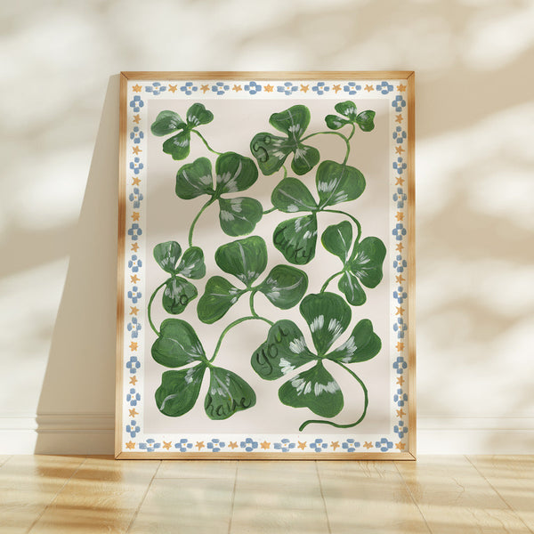 So Lucky to Have You Art Print