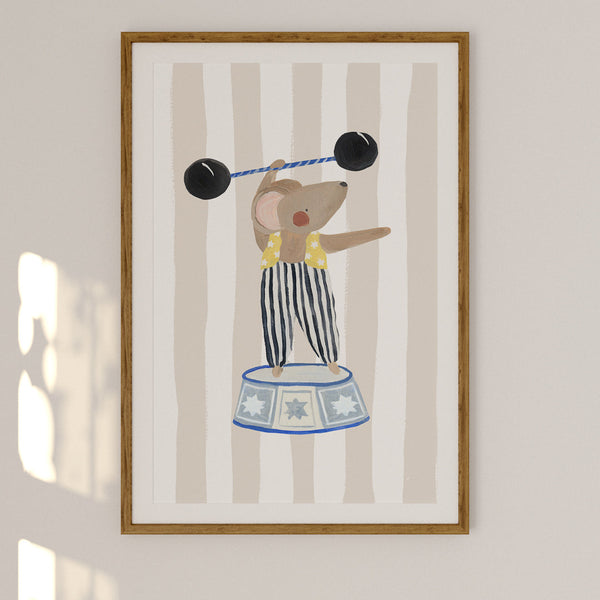 Strong Mouse Art Print