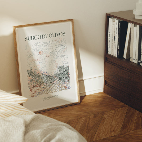 Surco De Olivos Art Print