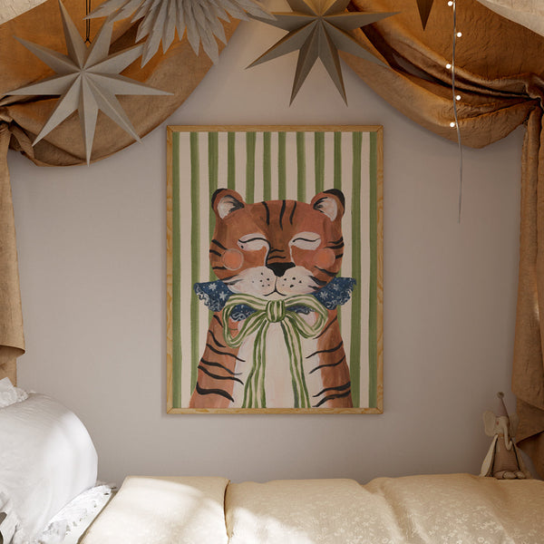 Big Top Tiger Art Print