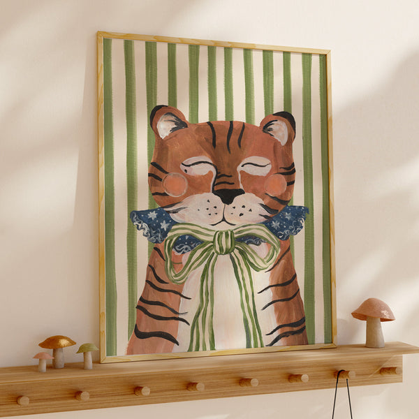 Big Top Tiger Art Print