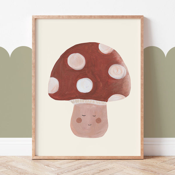 Toadstool  Art Print
