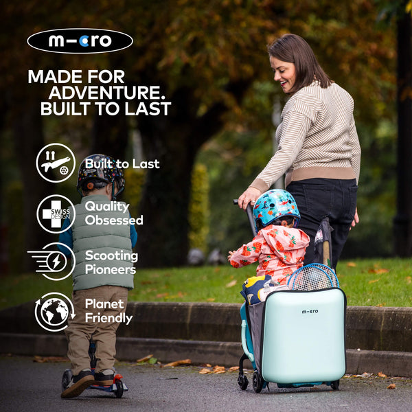 Eazy Ride On Luggage Suitcase (Blue)