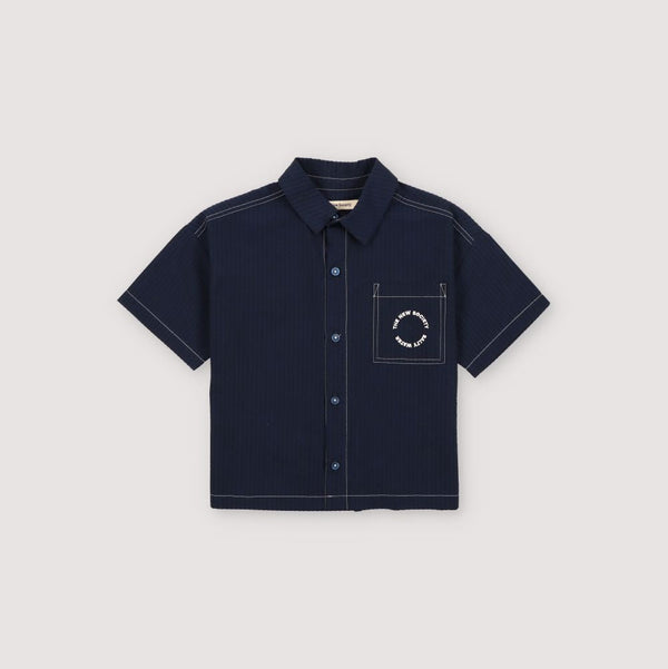 Corinto Seersucker Shirt (Navy)