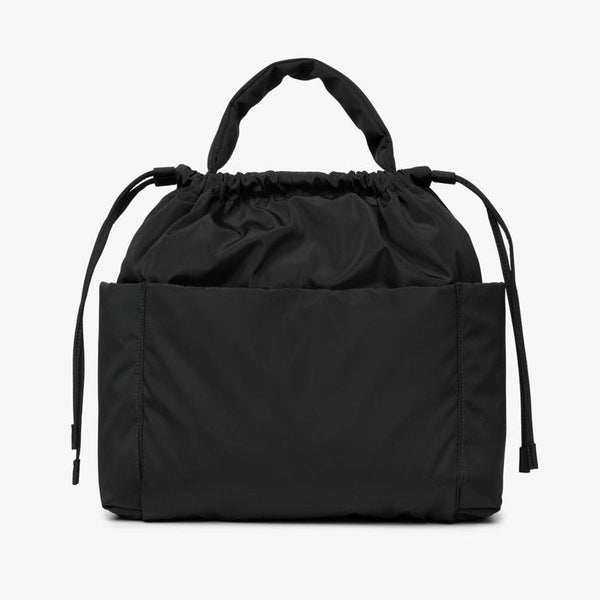 Luna Drawstring Changing Tote (Black)