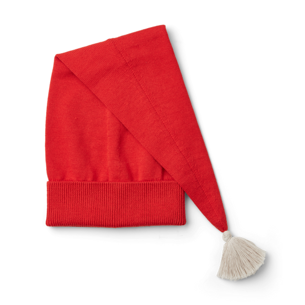 Alf Knitted Christmas Hat (Apple Red)