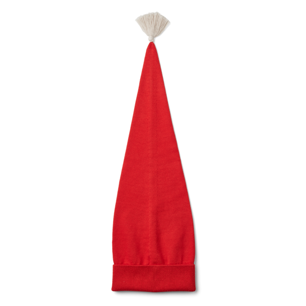 Alf Knitted Christmas Hat (Apple Red)