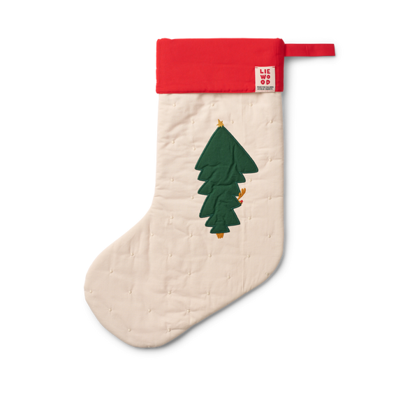 Basil Embroidered Christmas Stocking (Holiday/Sandy)