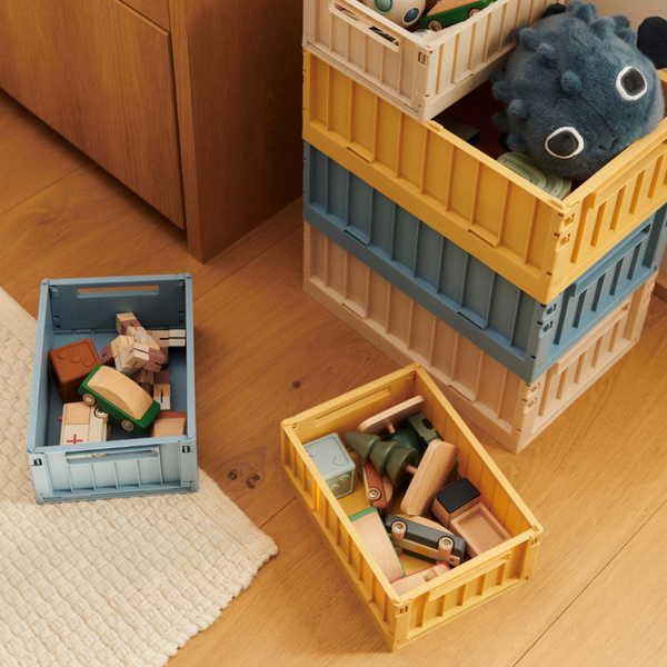 Weston Small Storage Boxes Set of 2 (Beach Blue)