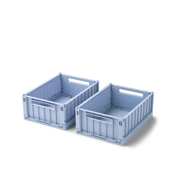 Weston Small Storage Boxes Set of 2 (Dusty Lavender)