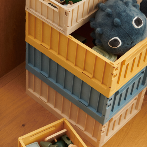 Weston Medium Storage Boxes Set of 2 (Beach Blue)