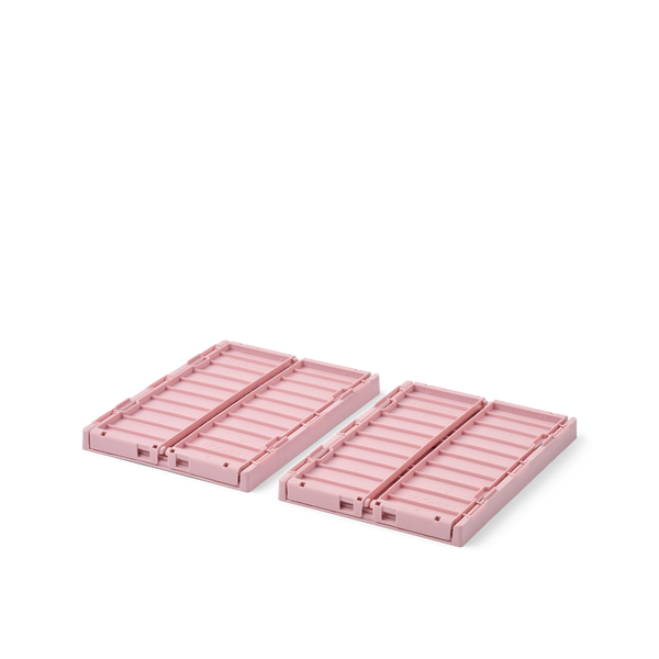 Weston Small Storage Boxes Set of 2 (Rose Blush)