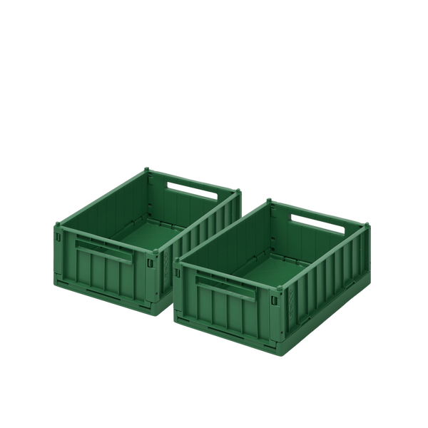 Weston Small Storage Boxes Set of 2 (Garden Green)