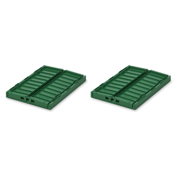 Weston Small Storage Boxes Set of 2 (Garden Green)