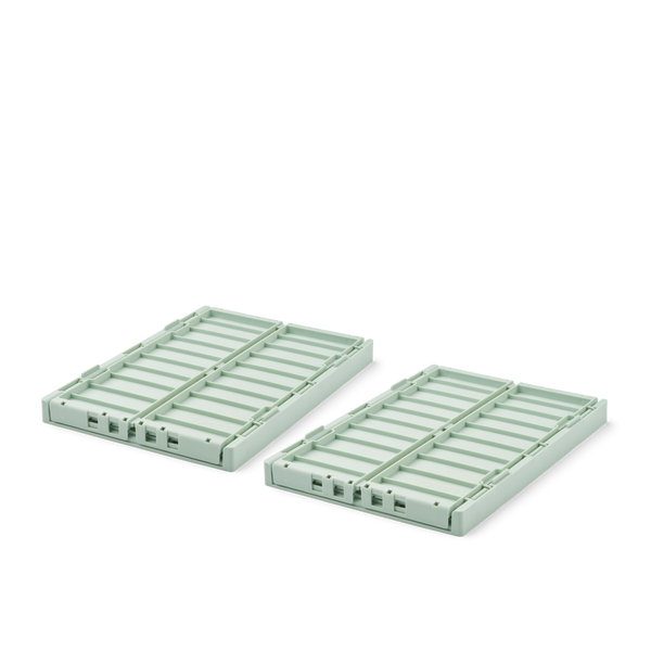 Weston Medium Storage Boxes Set of 2 (Light Peppermint)
