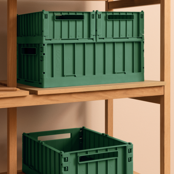 Weston Medium Storage Boxes Set of 2 (Dusty Ivy)
