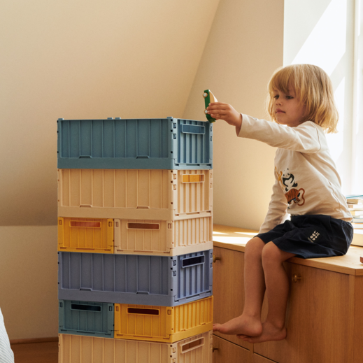 Weston Medium Storage Boxes Set of 2 (Dusty Lavender)