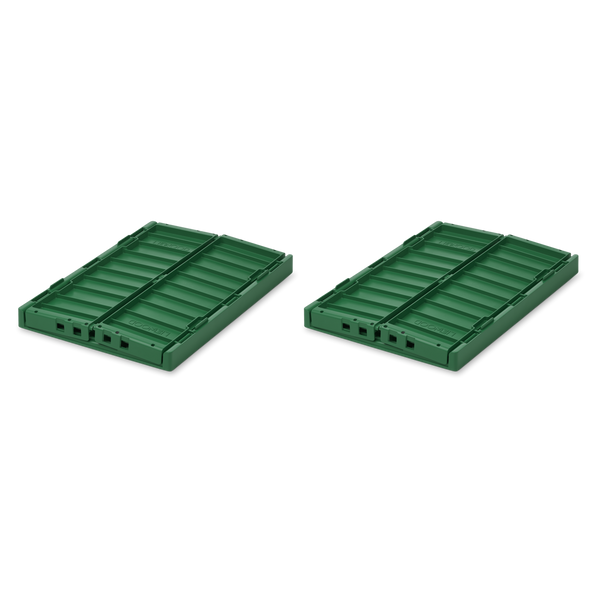 Weston Medium Storage Boxes Set of 2 (Garden Green)