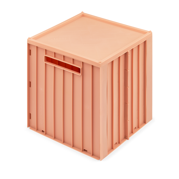 Elijah Collapsible Storage Box with Lid (Tuscany Rose)