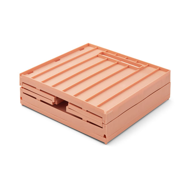 Elijah Collapsible Storage Box with Lid (Tuscany Rose)