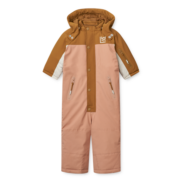 Sune All-In-One Baby Padded Snowsuit (Tuscany Rose)