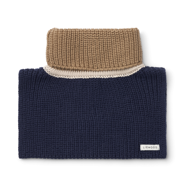 Meack Roll-Neck Neck Warmer (Classic Navy Mix)