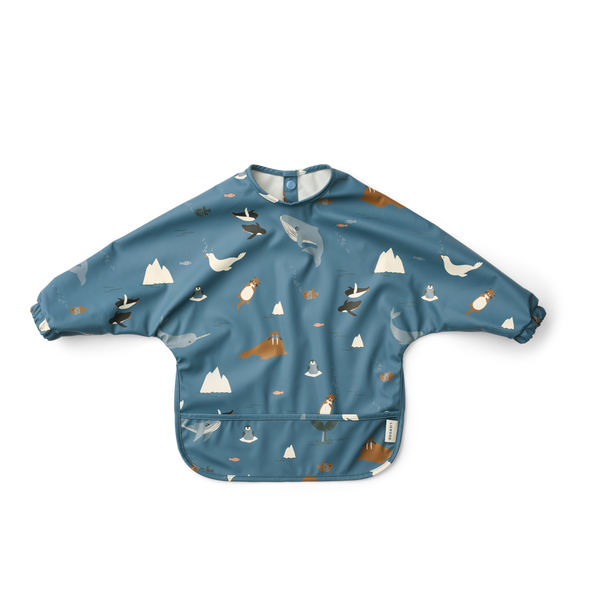 Merle Arctic Print Cape Bib (Ocean View)