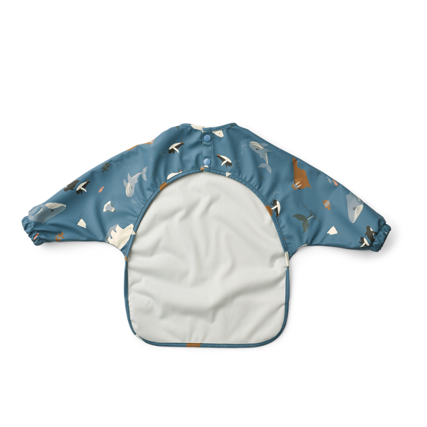 Merle Arctic Print Cape Bib (Ocean View)