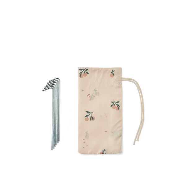 Bjork Peach Print UV Protective Pop Up Play Tent (Seashell)