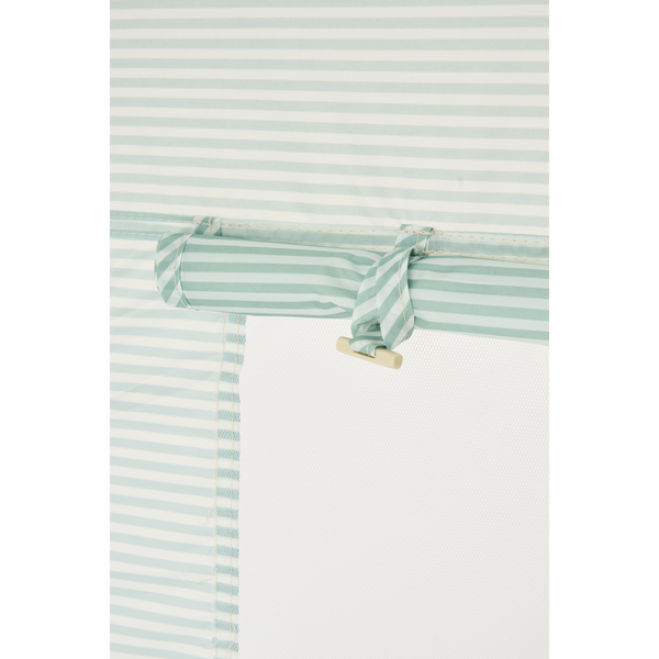Cassie Pinstripe UV Protective Pop Up Tent (Peppermint/Creme de la Creme)