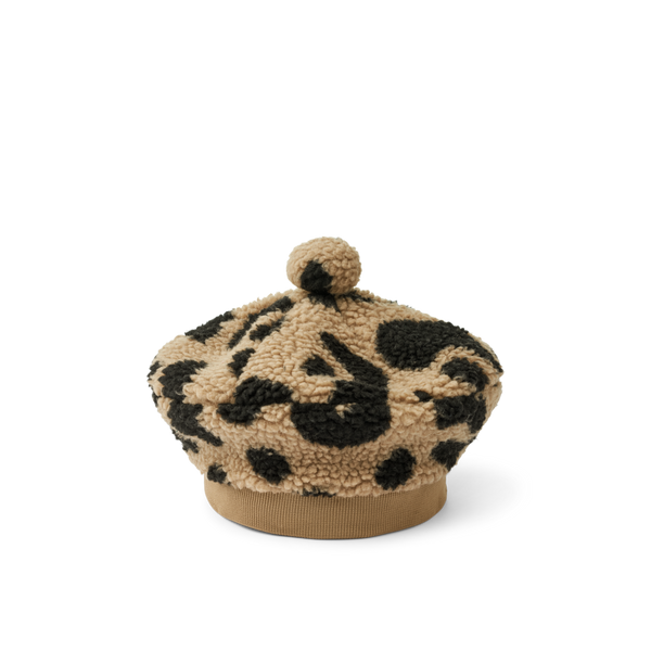 Poplar Pile Beret Hat (Mega Leo/Oat Mix)