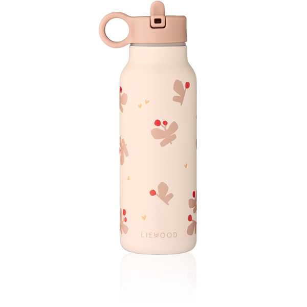 Falk Butterfly Print Screw Top Bottle (350ml) (Apple Blossom)